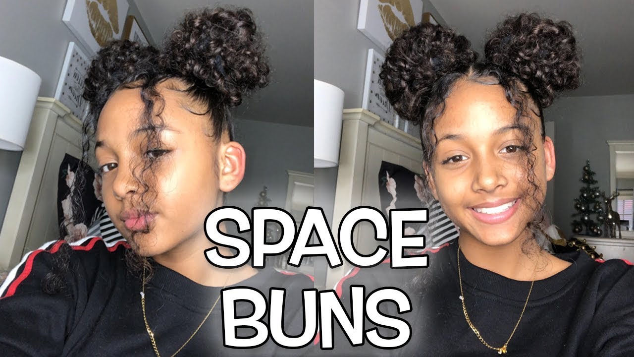 Space Buns + Edges Tutorial | LexiVee03