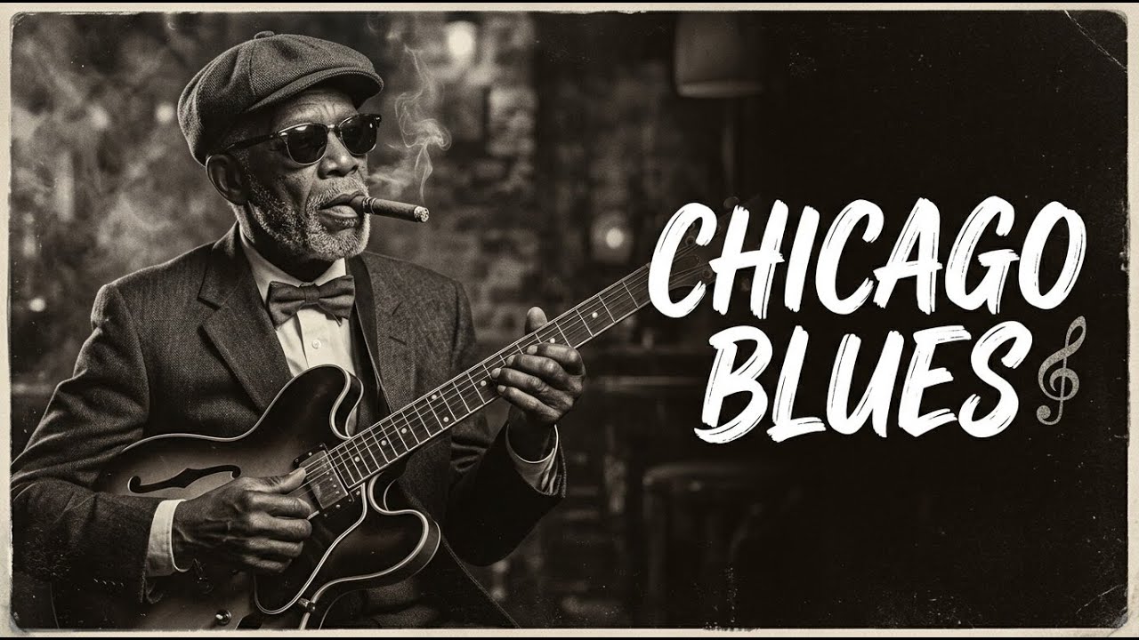 [NO ADS] Relaxing Chicago Blues    Midnight Soulful Guitar Sessions ?? Lounge