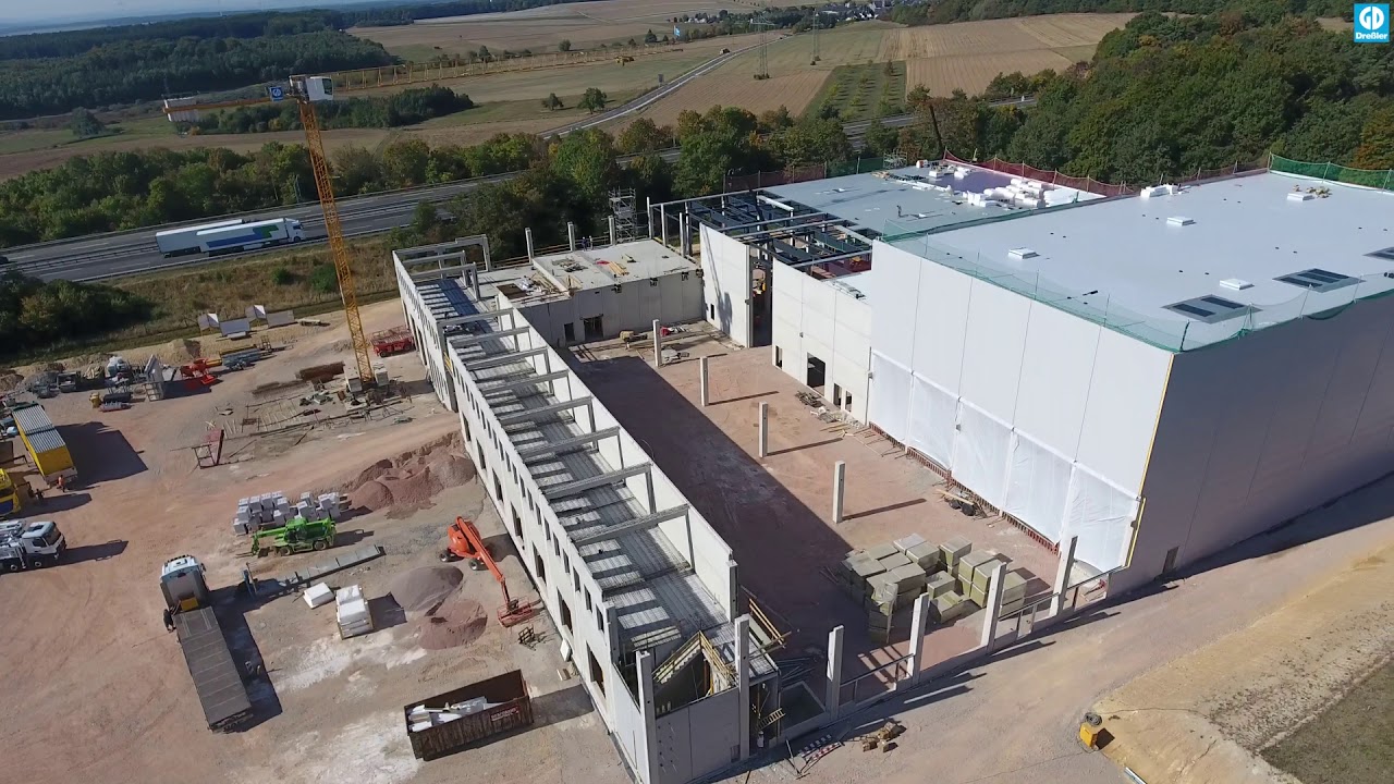 Entstehung der SANDER Logistikhalle
