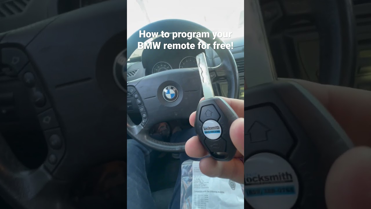 Как запрограммировать пульт дистанционного управления BMW без каких-либо инструментов.