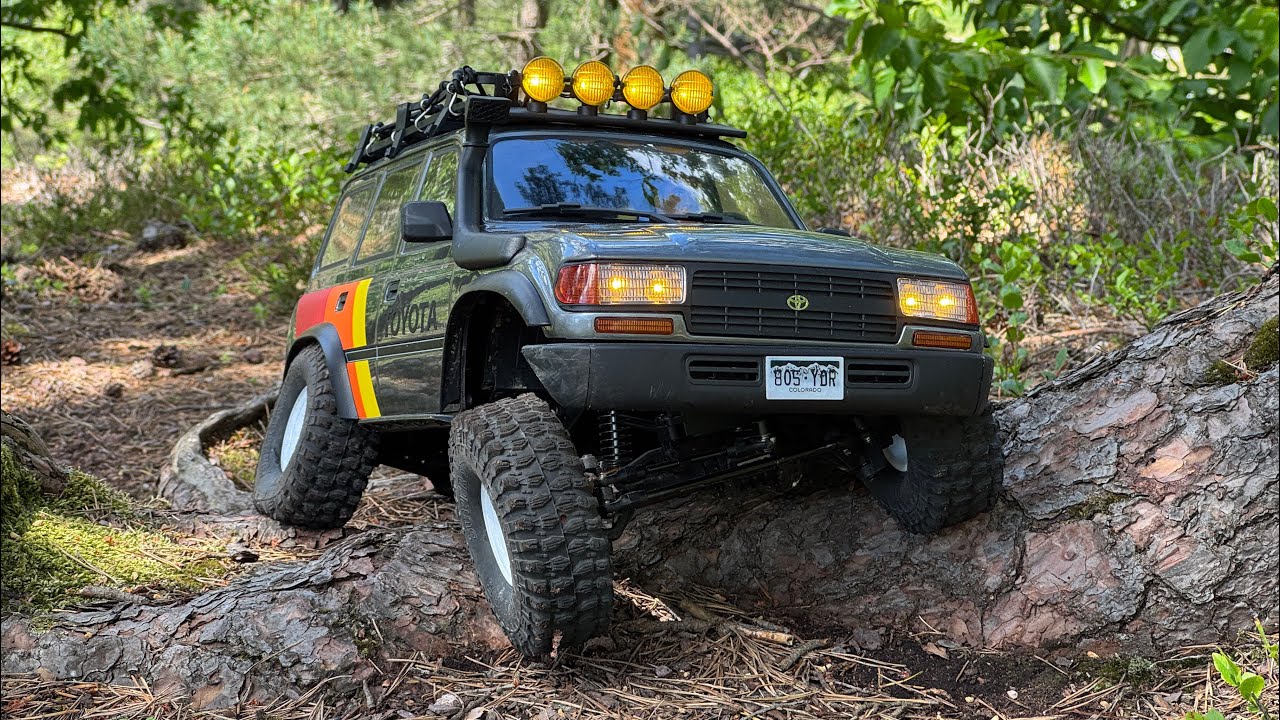 FMS FCX10 LC80 Tuning || UNGLAUBLICH Dieser RC-Crawler nimmt es mit der Natur auf! 🌲💪