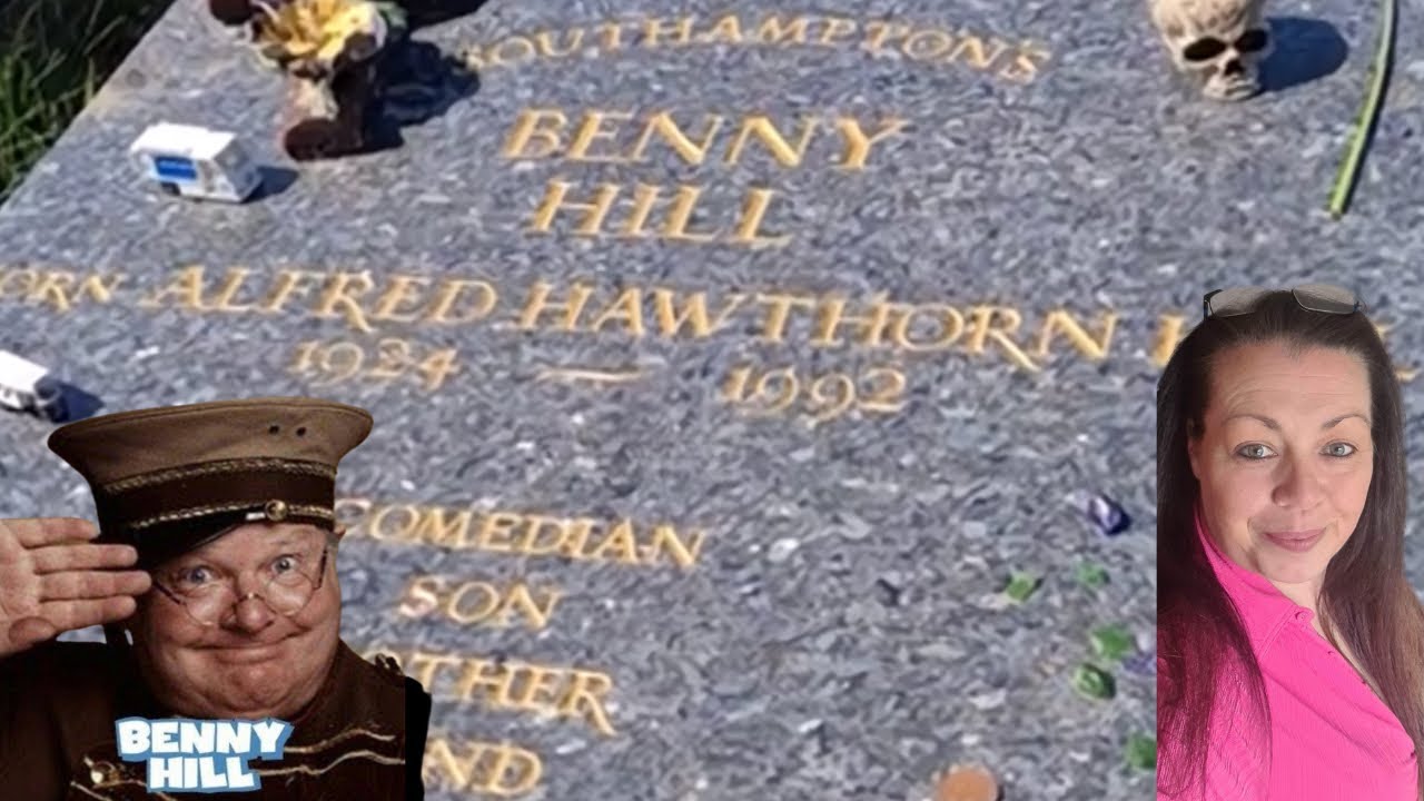 Benny Hill's Grave.