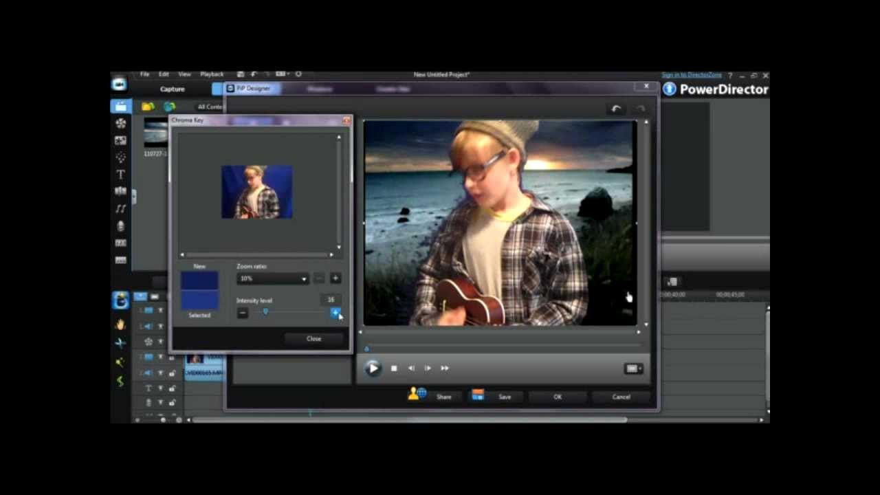 How to Edit Videos using PowerDirector9 (Green Screen)