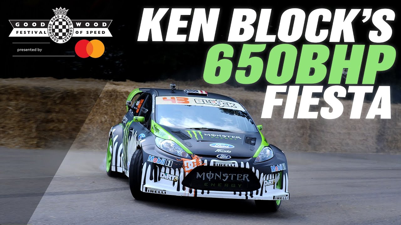 Ken Block rags his 650bhp Fiesta at FOS