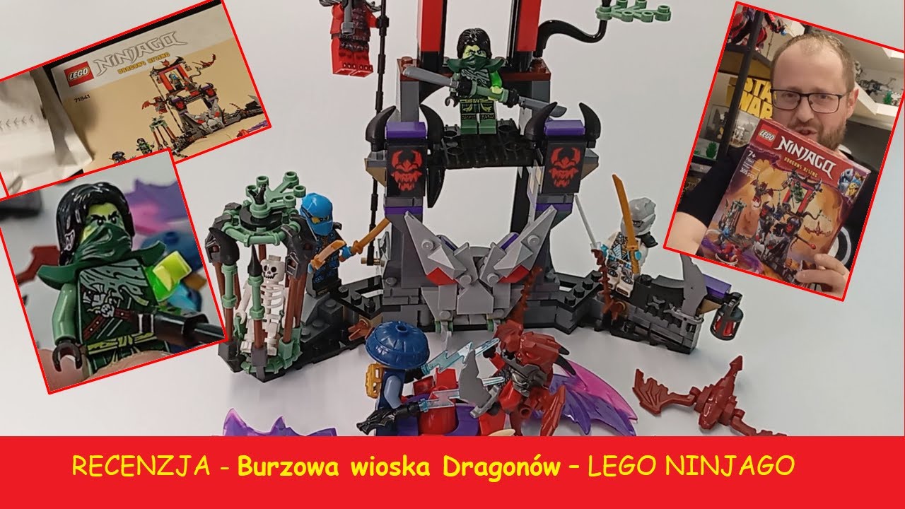 RECENZJA - Burzowa wioska Dragonów – LEGO NINJAGO - Figurkowy SZAŁ :)