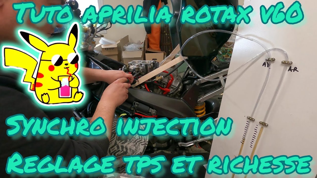 [TUTO] REGLAGE SYNCHRO - TPS - RICHESSE - APRILIA ROTAX V60