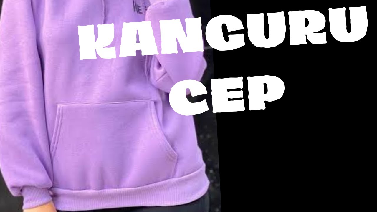 Kanguru cep nasıl dikilir? Esnetmeden kanguru cep dikimi. sweatshirt.