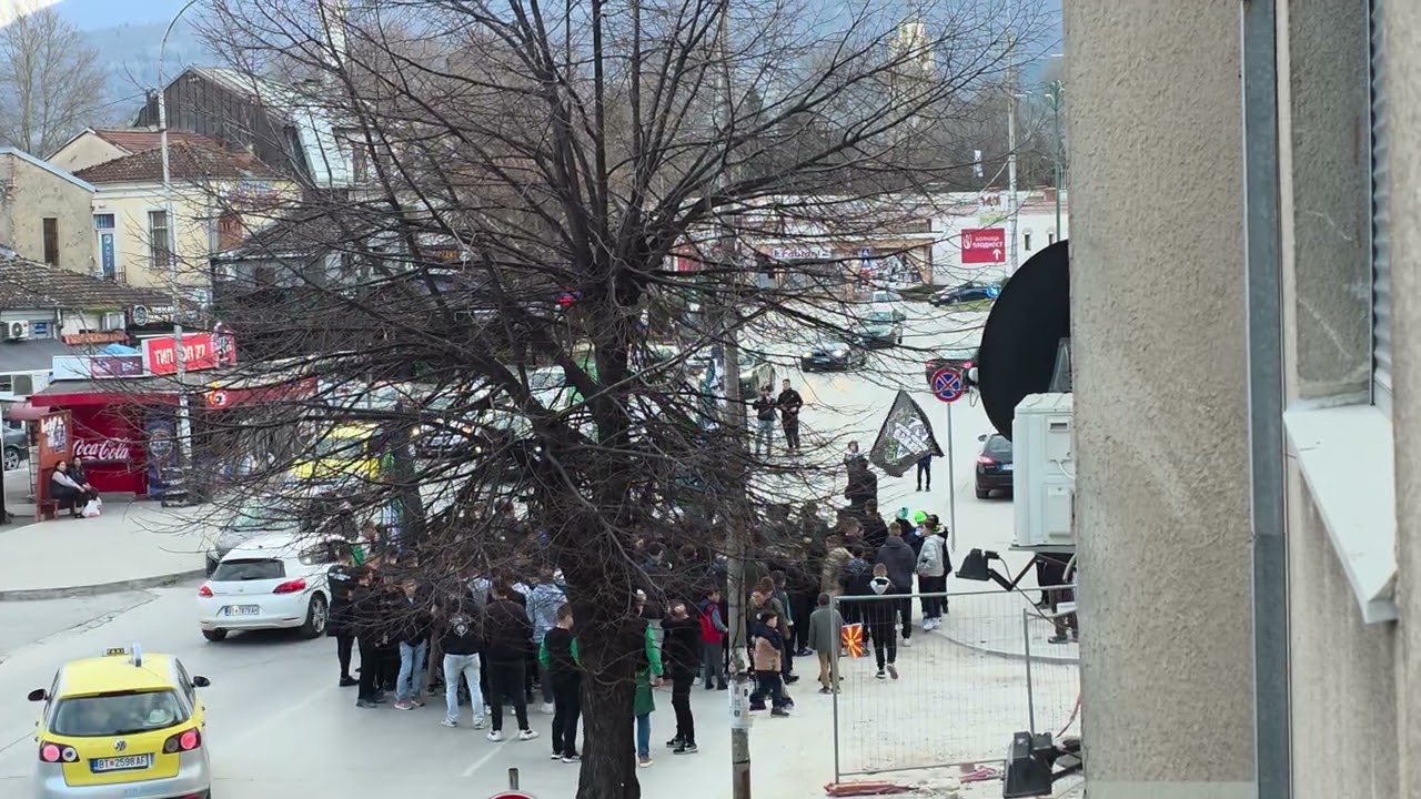 Pelister Ultras Take Over Bitola | Čkembari Chanting in the Streets