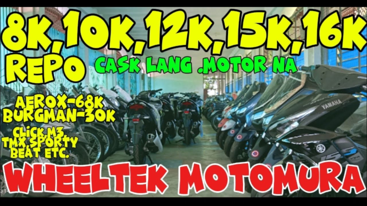 WHEELTEK MOTOMURA SALE!!HUMATAW NA NAMAN #repo #repossessed