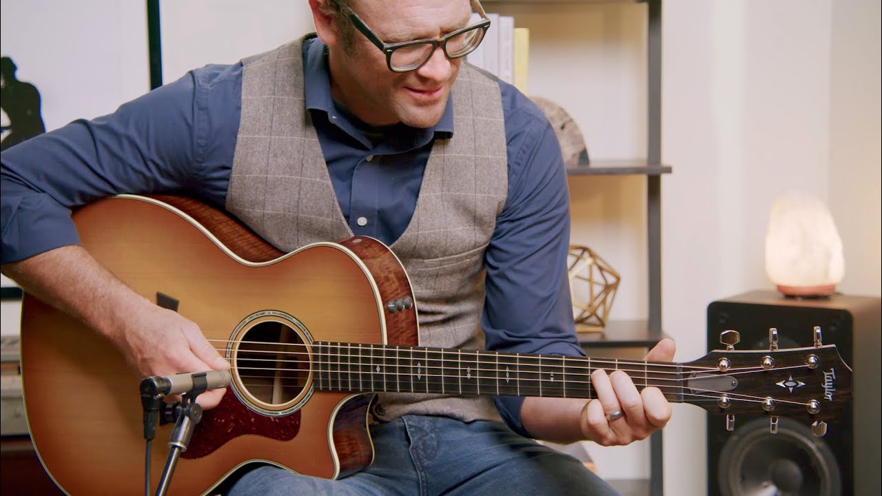 Taylor 714ce Walnut Ltd. Ed. V-Class GA Acoustic-Electric Guitar | Andy Powers Demo