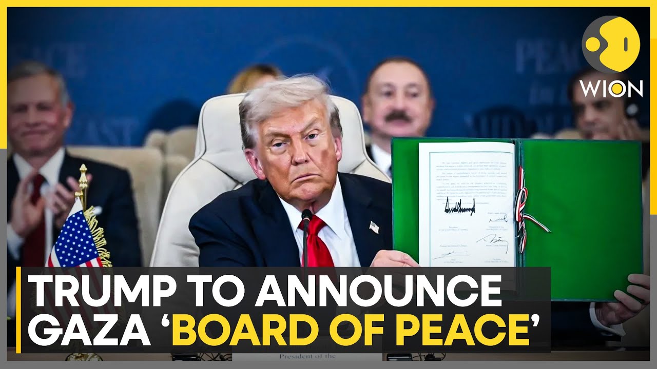 Israel-Gaza War: Trump to Announce Gaza &lsquo;Board of Peace&rsquo; | WION