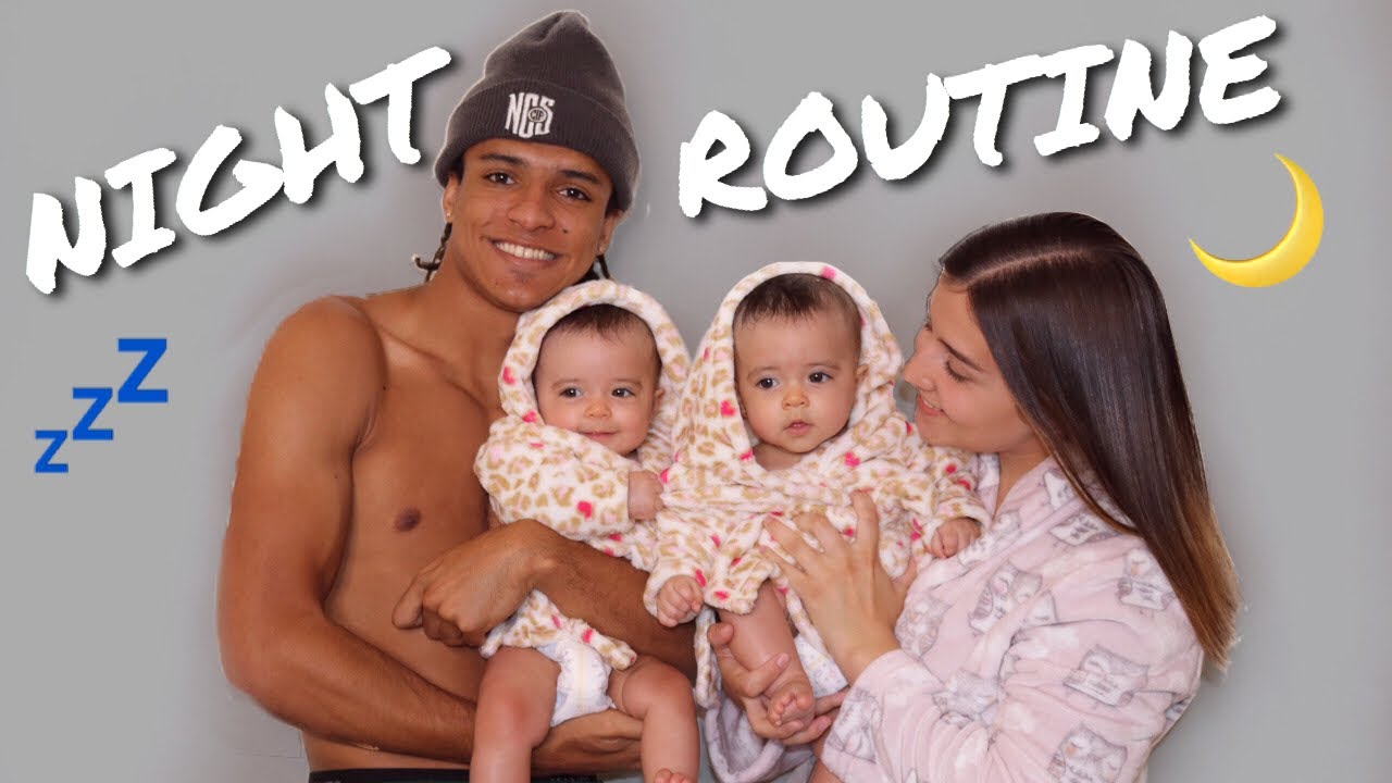 NIGHT TIME ROUTINE WITH 7 MONTH OLD TWINS