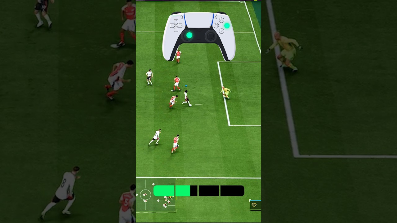 How to score Low Driven shots on #FC25 - FC IQ 🎮 #Shorts #FCPro