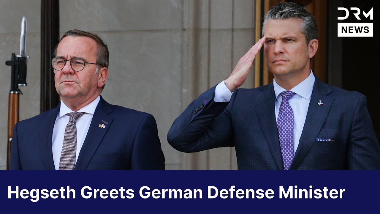 U.S. Defense Secretary Hegseth Greets German Defense Minister with Military Honors at Pentagon |AC1B