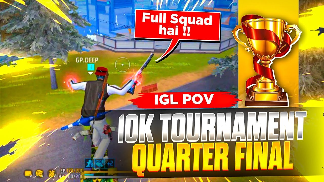 10K Tournament  🏆 Quarter Finals 🔥 | 4 Back-to-Back Matches | IGL Calls Decide Our Fate 😱
