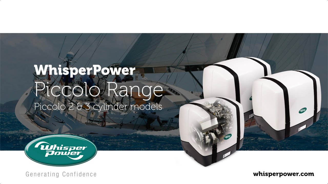 WhisperPower Piccolo 2 and 3Cylinder