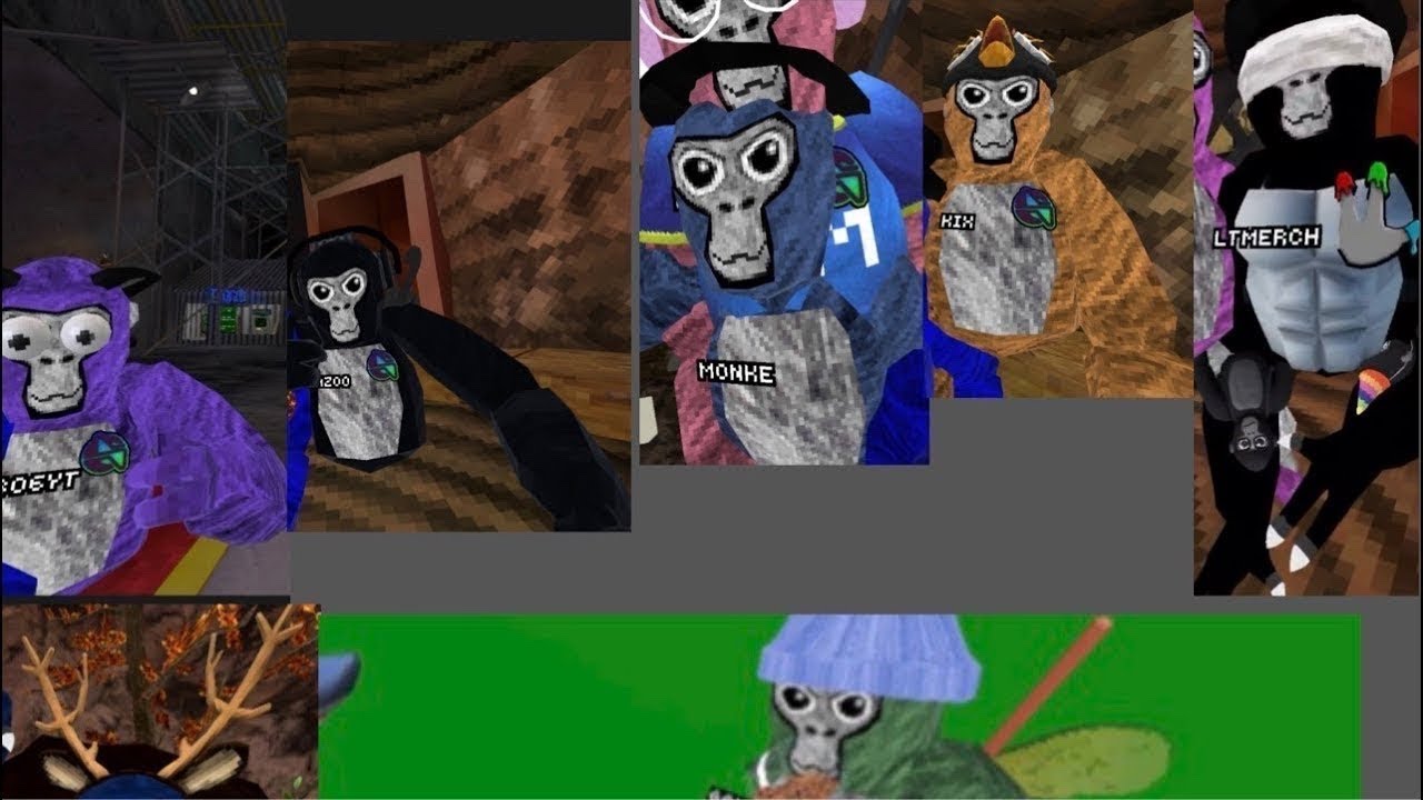 playing gorilla tag