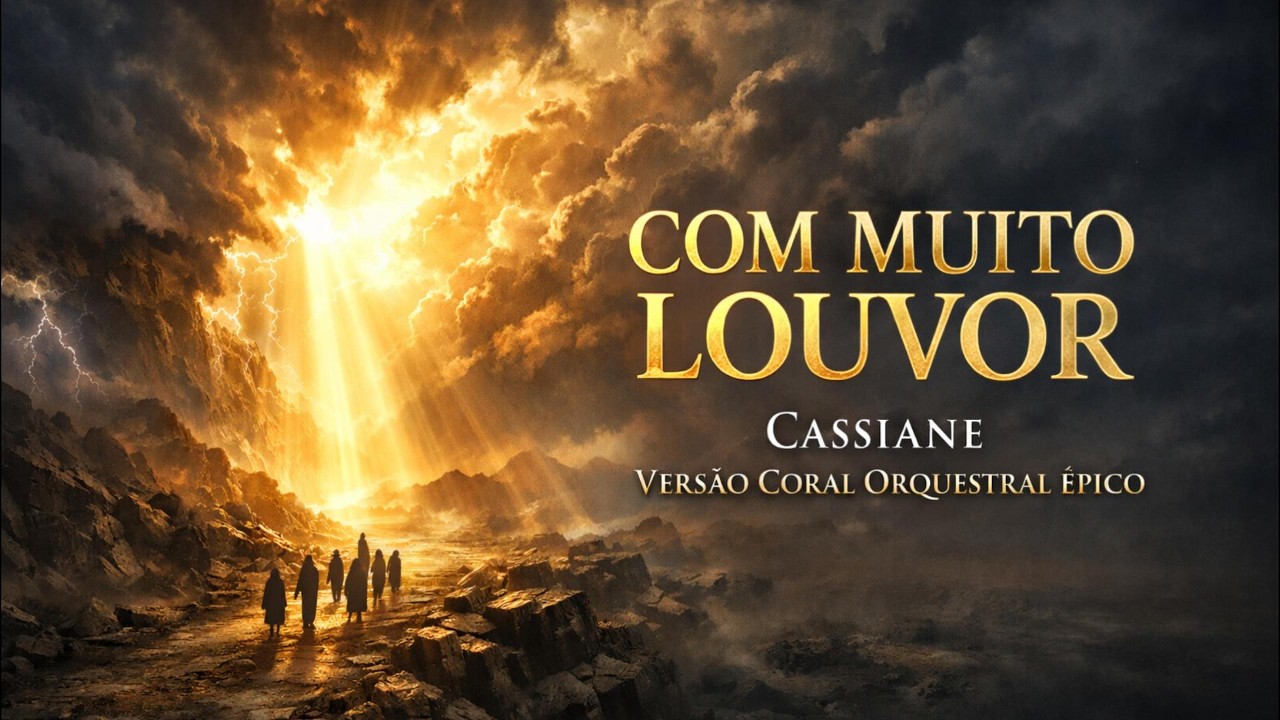 COM MUITO LOUVOR – Cassiane | Versão Coral Orquestral Épica | Louve e Adore Oficial
