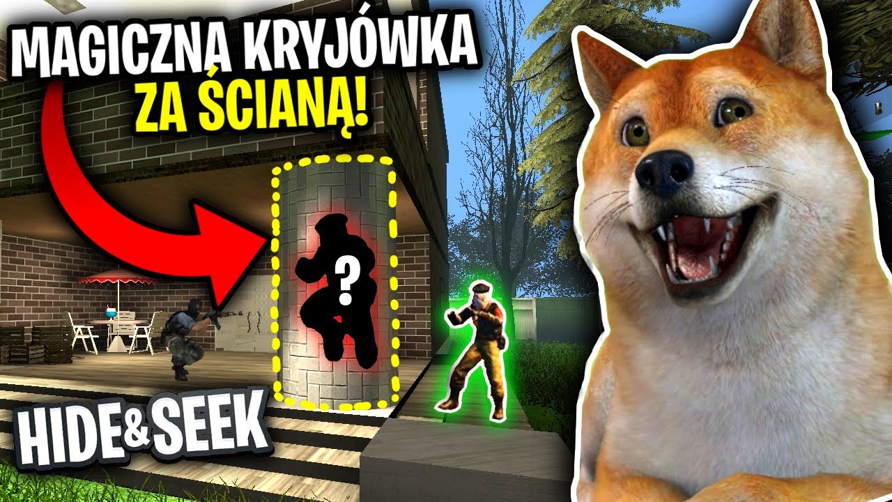 KRYJÓWKA ZA MAGICZNĄ ŚCIANĄ | HIDE AND SEEK