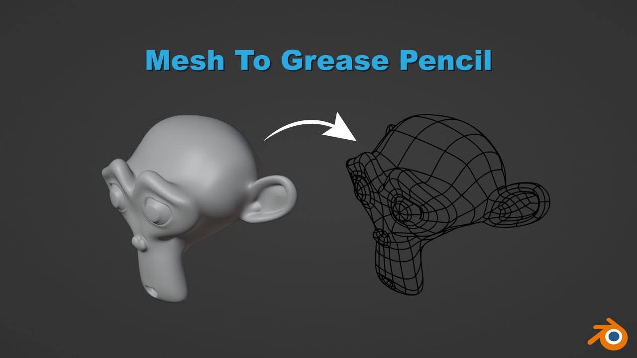 How to Convert Mesh to Grease Pencil in Blender 4.3 – Quick Fix!