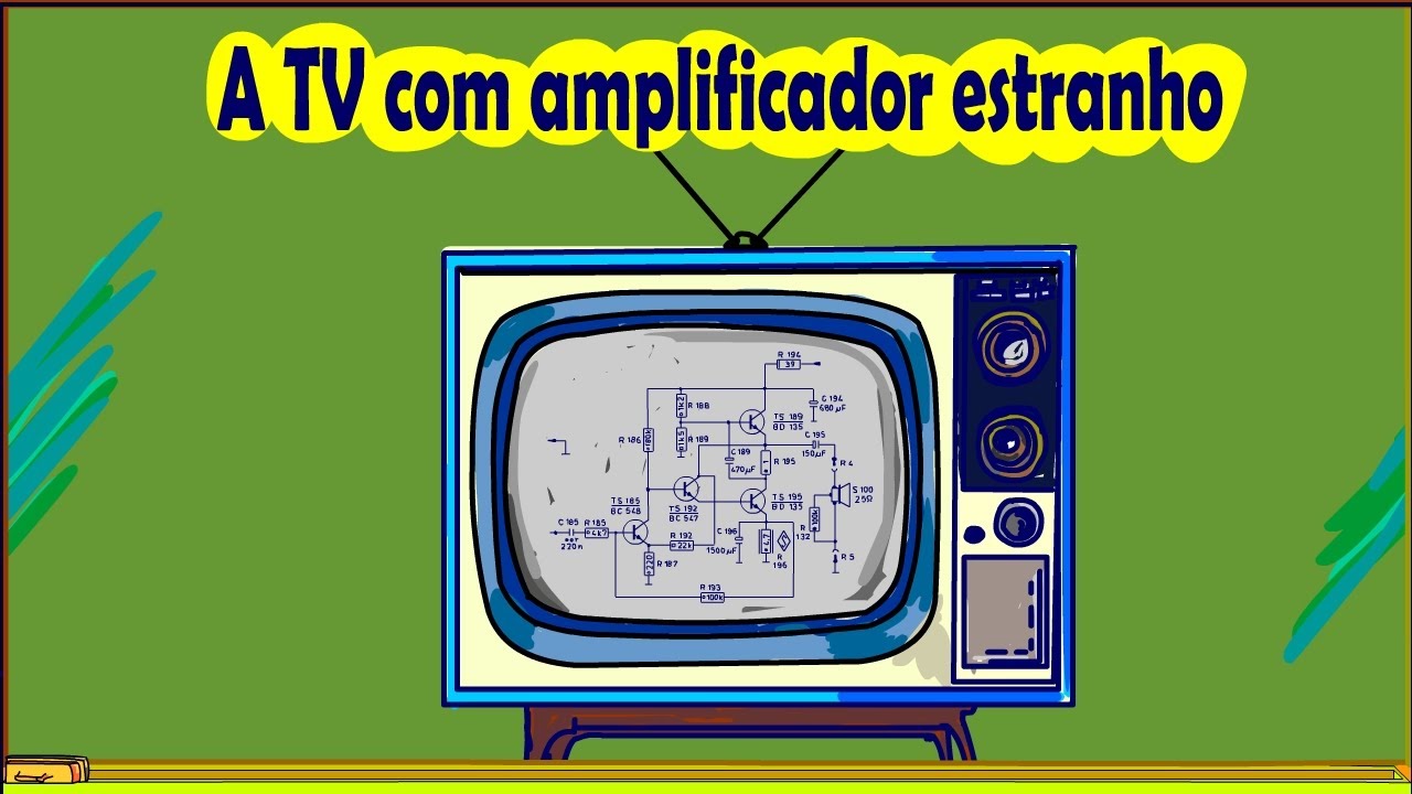 Analisando o amplificador da tv é amplificador classe B ou AB