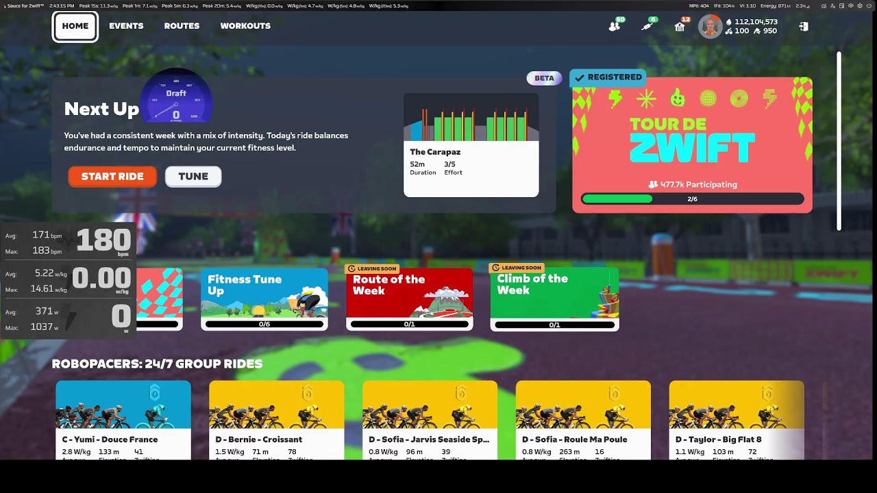 Zwift - Race: Zwift Racing League: Redline Rally - Open Aqua League Division1 (A) on London Loop
