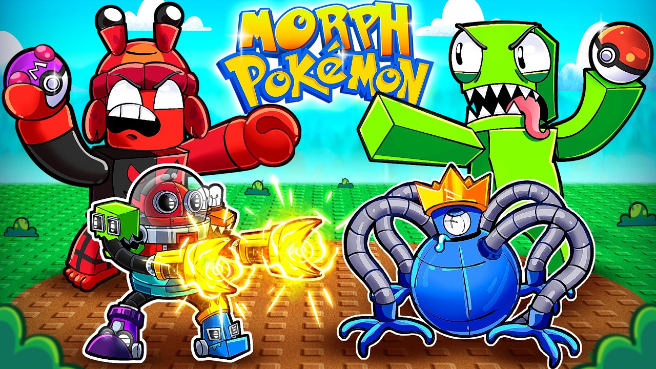 Впервые играю в MORPH WORLD POKEMON! (Roblox)