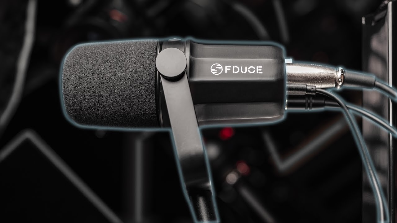 FDUCE SL40 USB / XLR Dynamic Podcast Mic (Ft. Shure MV7, Deity VO-7U, Samson Q2U & Q9U, Rode PodMic)