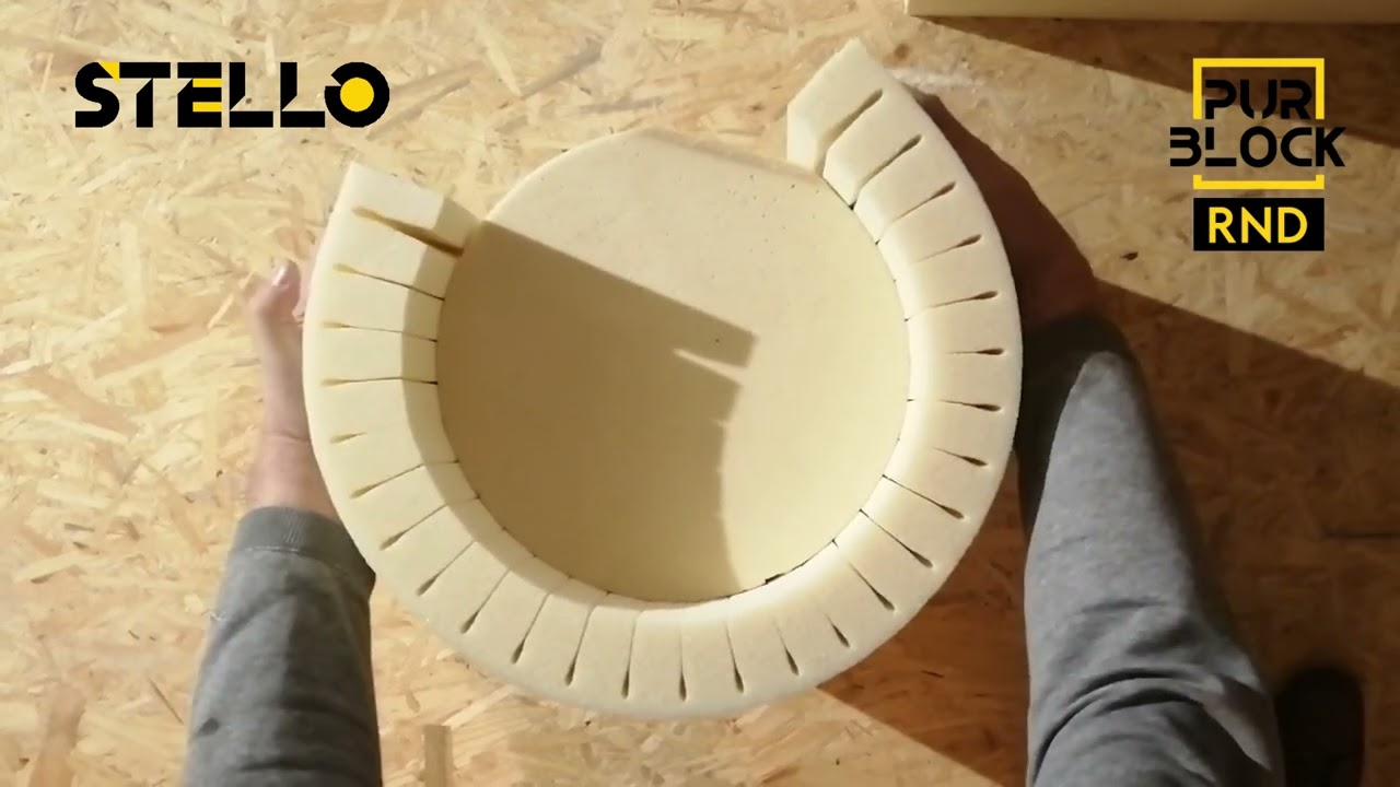 PUR lemez PURBLOCK RND &iacute;vek, oszlopok &eacute;s cs&ouml;vek hőszigetel&eacute;se. PUR szigetelőlap. (HU)
