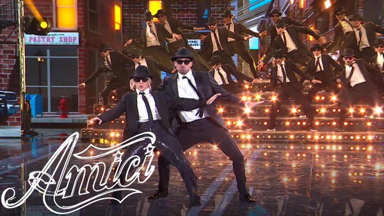 Amici 21 - Lorella Cuccarini e Raimondo Todaro in ''The Blues Brothers''