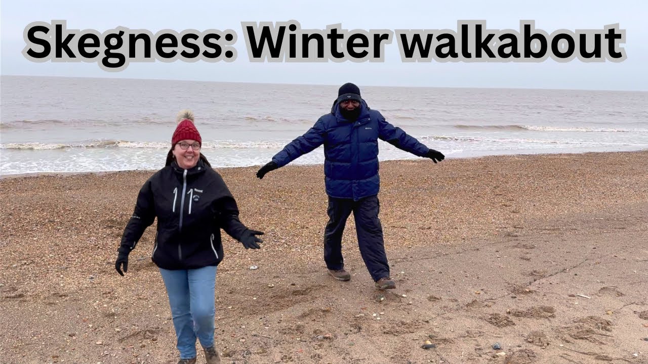 A Winter Walk Along Skegness Seafront | Beach, Pier & Boating Lake
