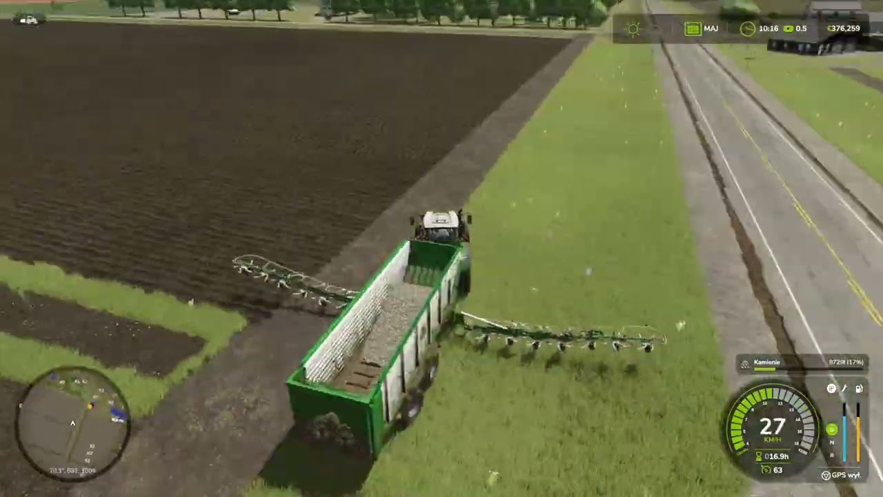 Zbieramy kamienie#farmingsimulator25 #gaming #games #farming