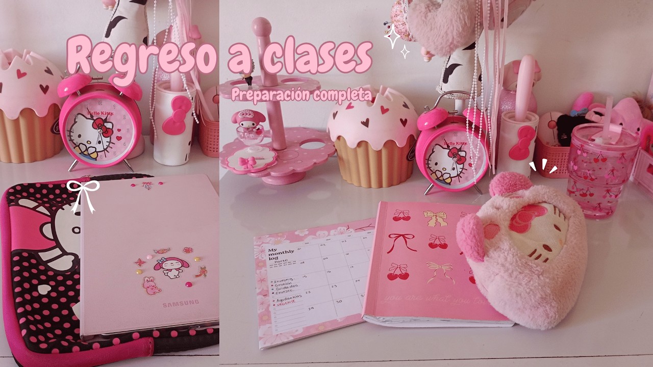 Cómo me preparo para mi 4to año de universidad 🎀 | Tablet, útiles y organización digital 🌸