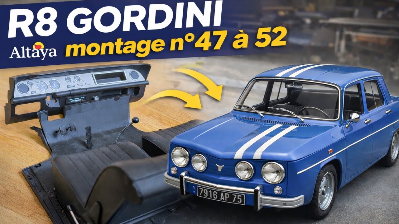 CONSTRUISEZ LA R8 GORDINI  @SpotTVAltaya N°47 à 52 !