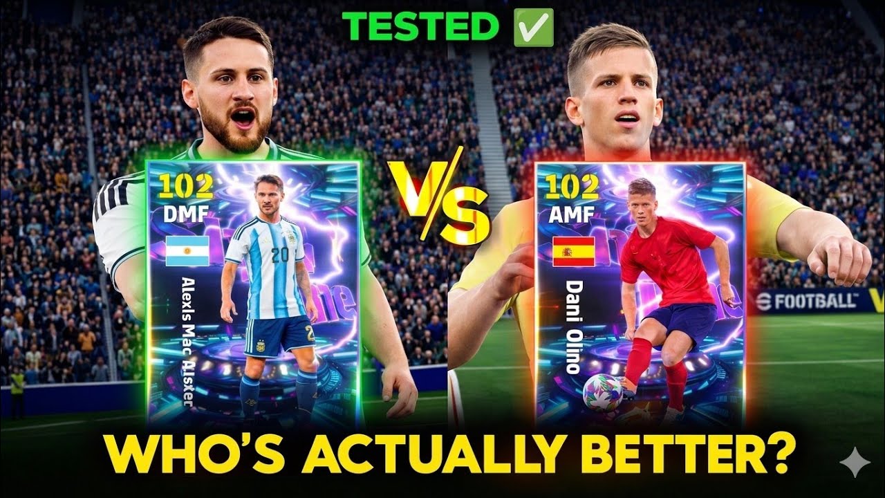 NEW 103 Mac Allister & Dani Olmo 😳 Best Progression Build + Full Review | eFootball 2026