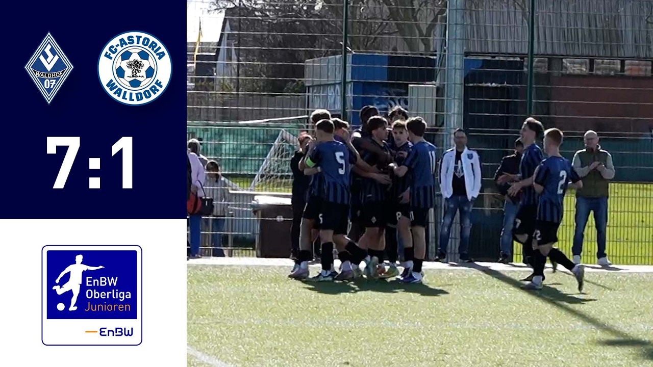 EnBW-Oberliga - A-Junioren: SV Waldhof Mannheim - FC-Astoria Walldorf 2025/26