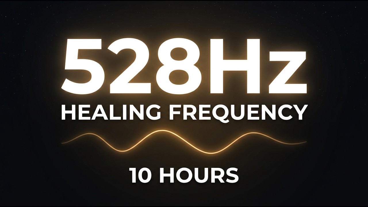 528 Hz Healing Frequency — Deep Sleep & Cell Repair | 10 Hours