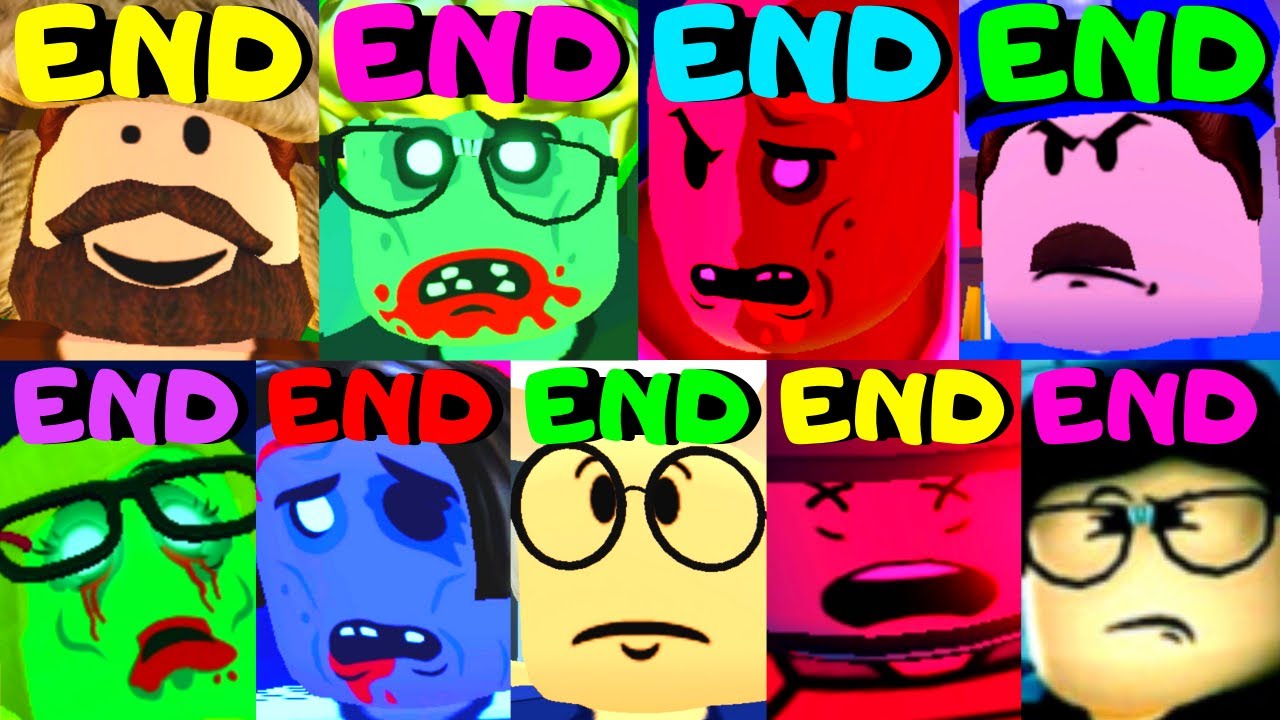 Roblox - All 9 Endings - Field Trip Z!
