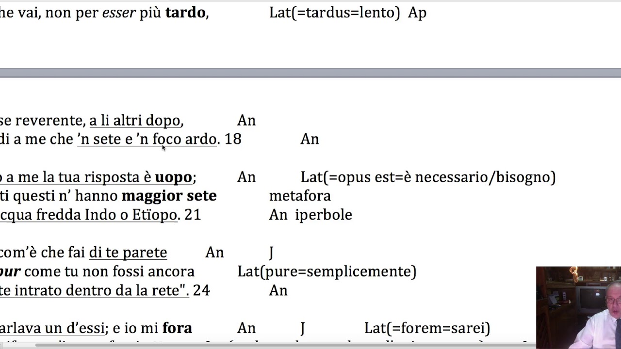 Divina Commedia:  Purgatorio Canto XXVI
