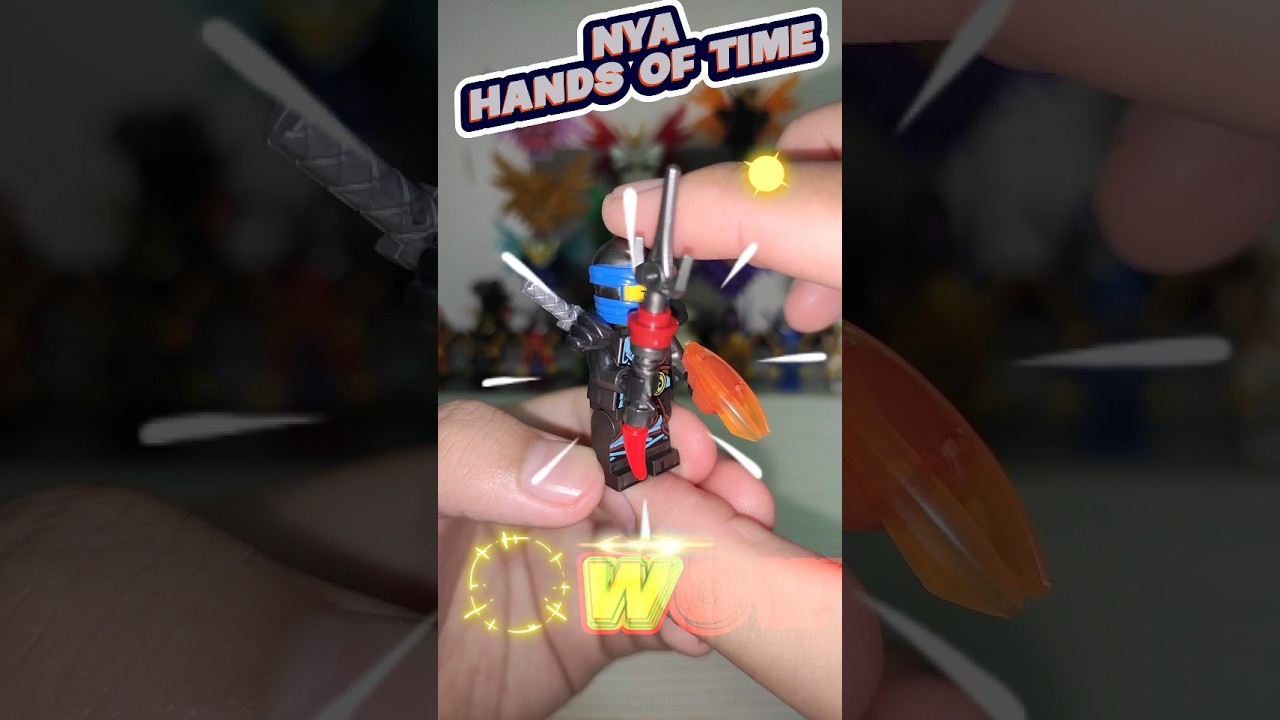 Build Lego minifigures Ninjago Nya Hands of time [KNOCKOFF] #lego #ninjago