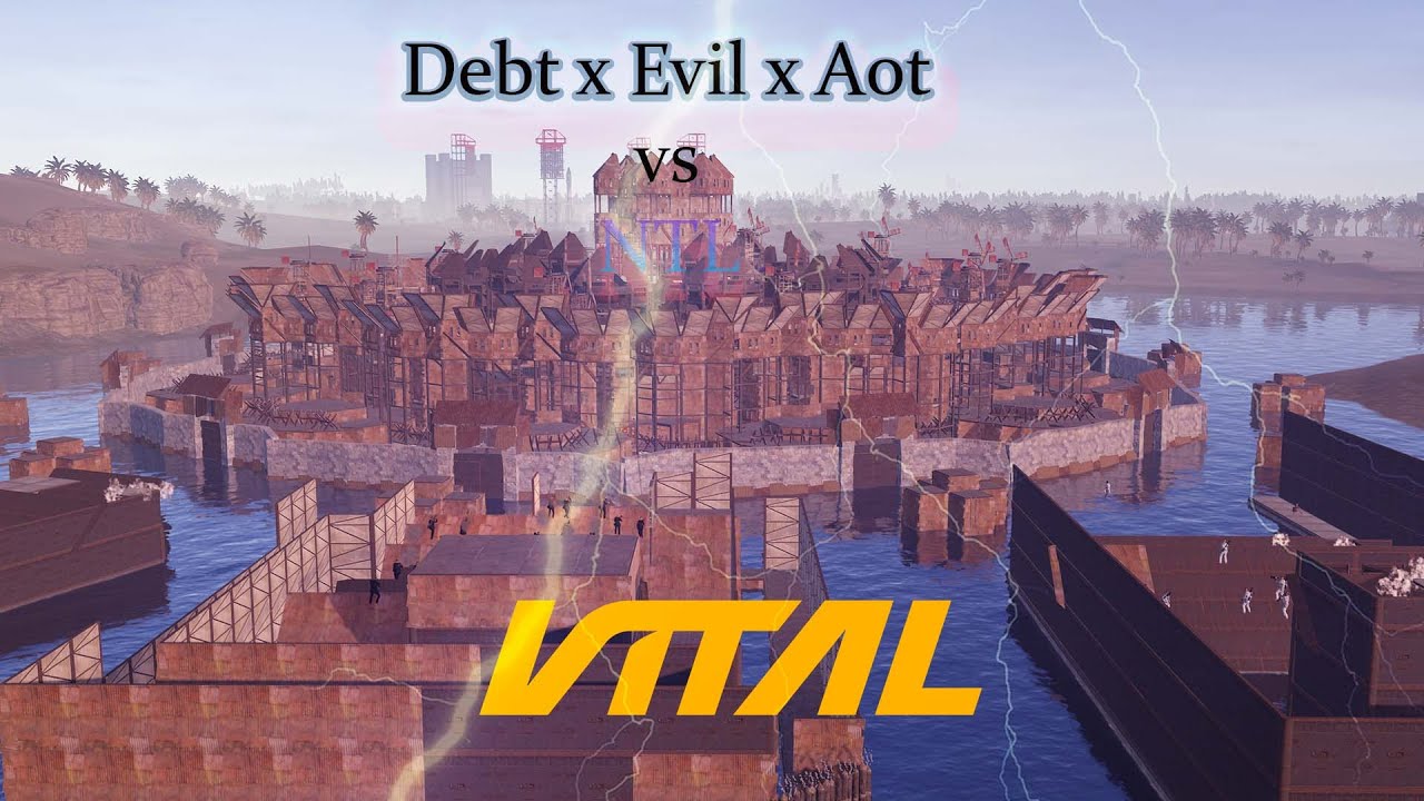 The Most HATED Rust Team  on Vital ( NTL ) , Huge Rust Raid On  Modded Scene