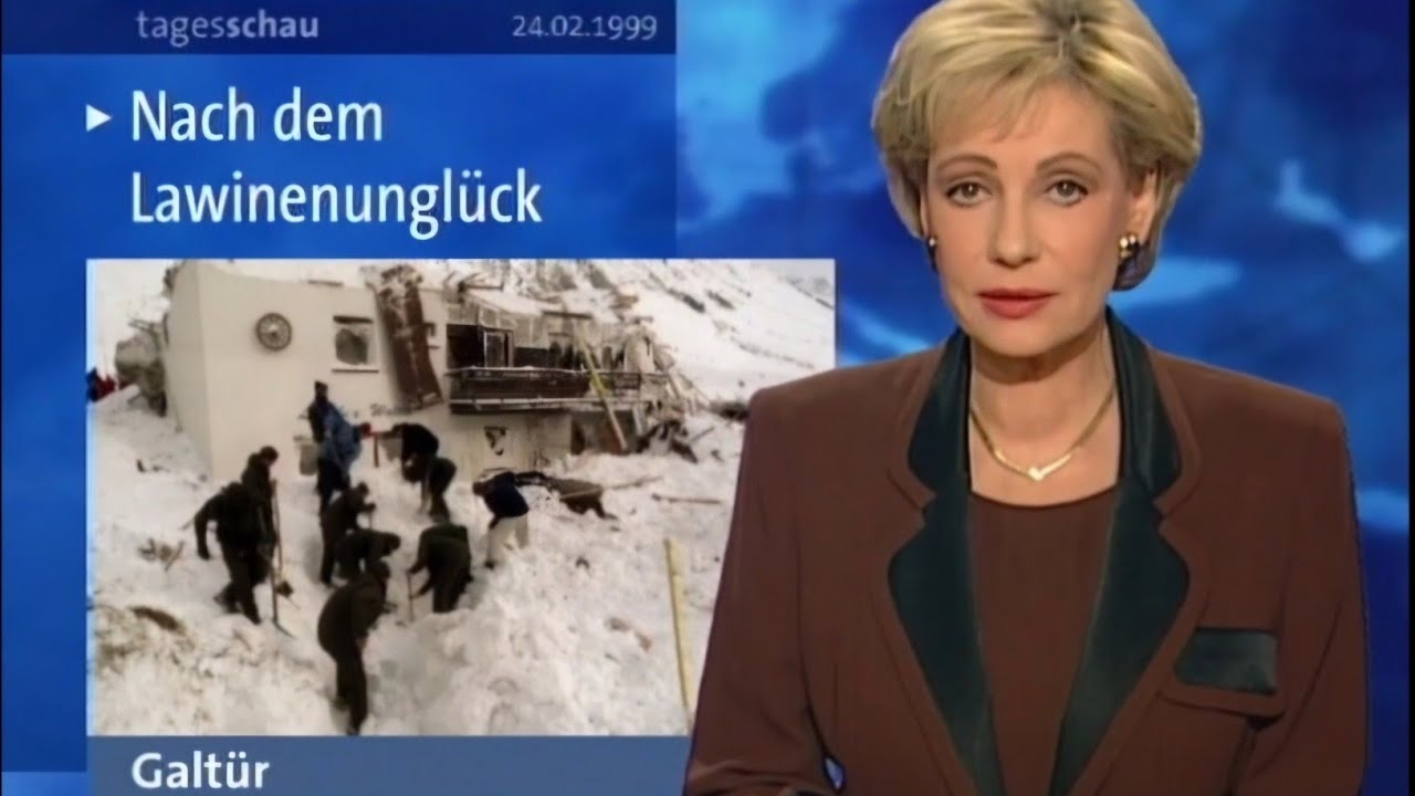 Tagesschau Berichte zur Lawinenkatastrophe von Galtür 1999