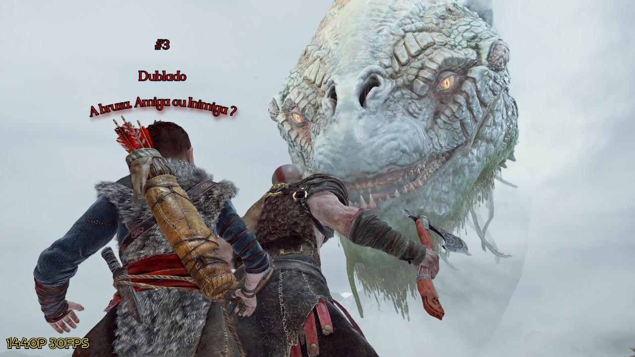 A Bruxa, Amigo ou Inimigo. God Of War 2018 Parte 3 Dublado Gameplay Sem Comentários.