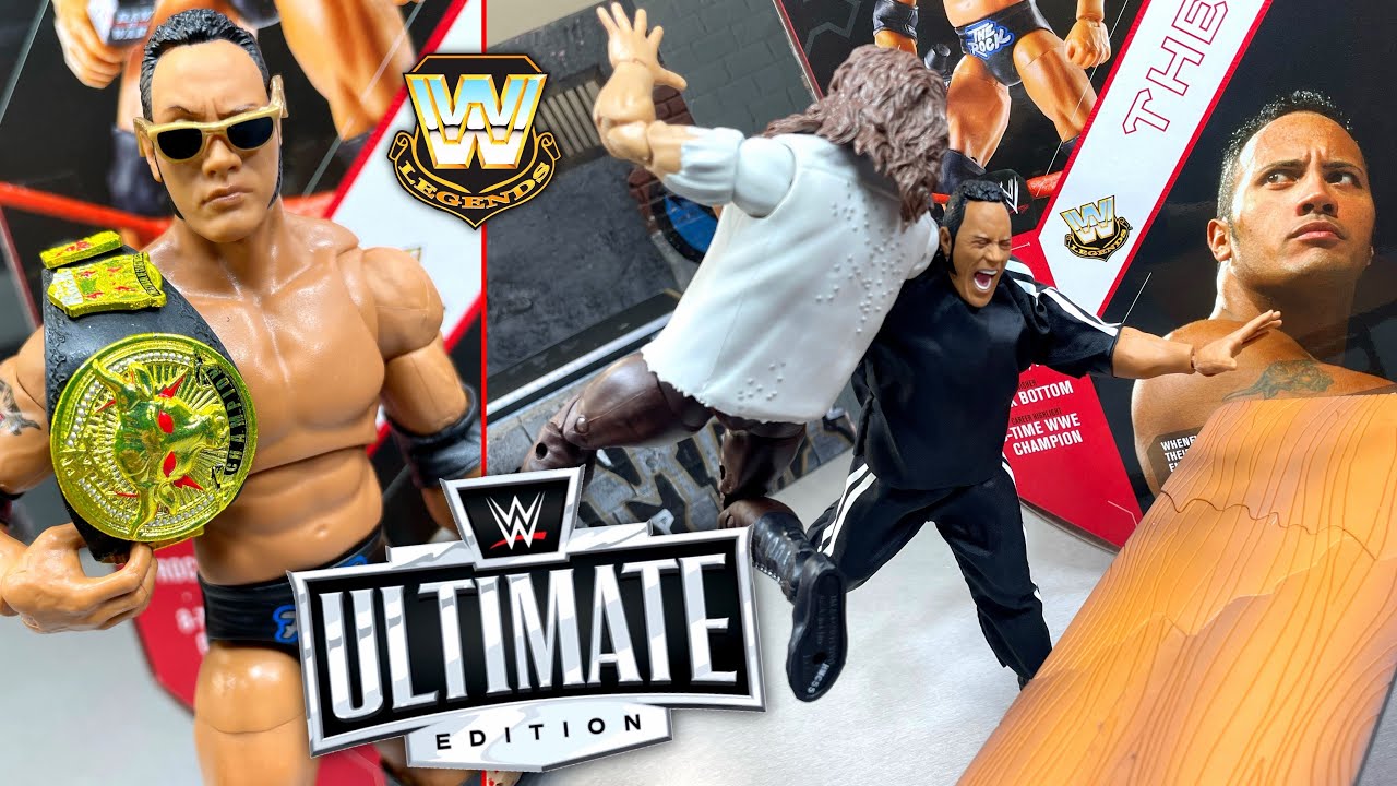 WWE ULTIMATE EDITION LEGENDS ROCK FIGURE REVIEW!