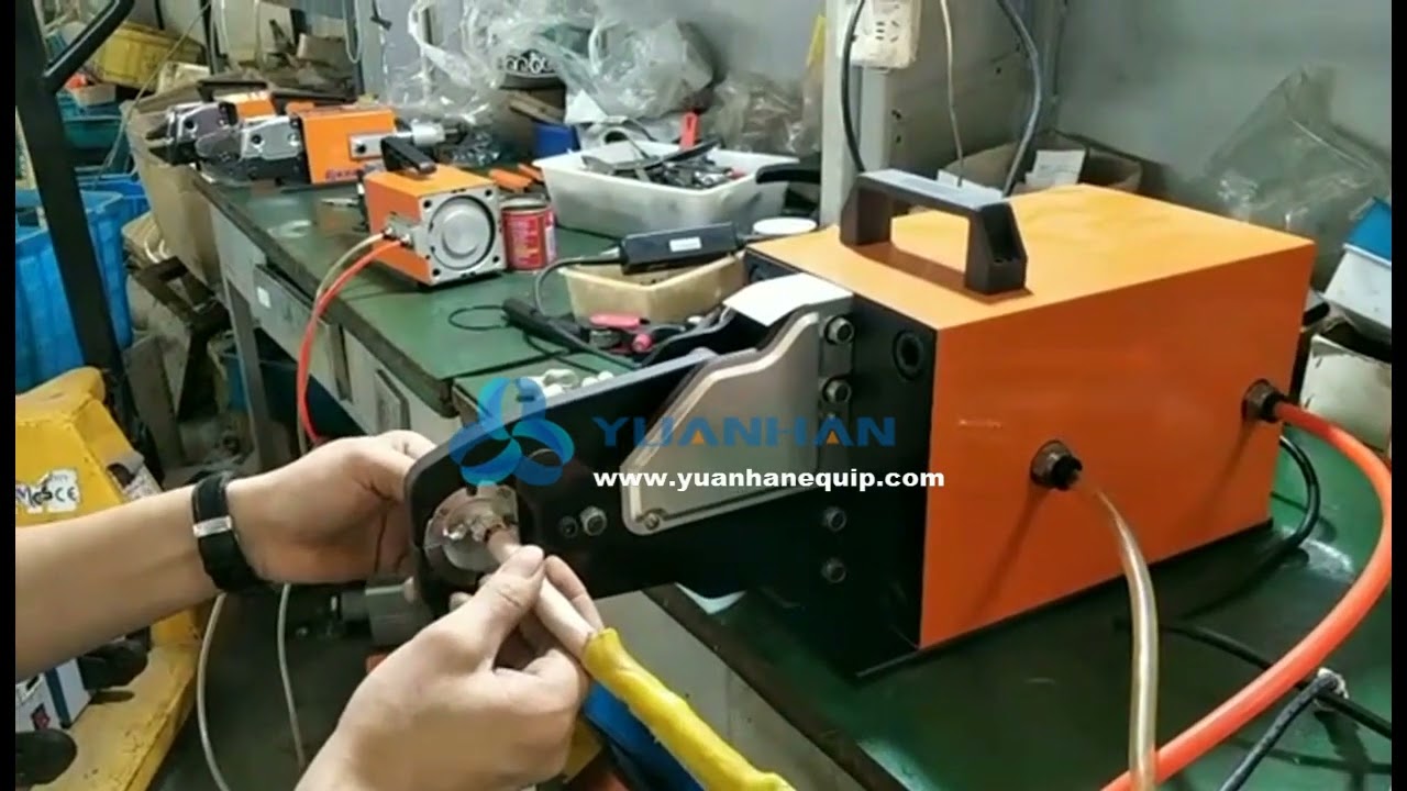 Cable lugs hex shape crimping machine | Hexagonal terminal crimper - Yuanhan