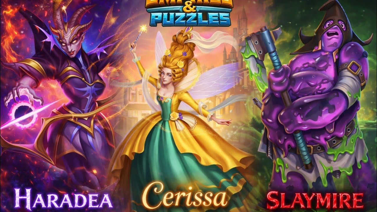 Empires and Puzzles- Cerissa, Slaymire i Haradea już w grze!