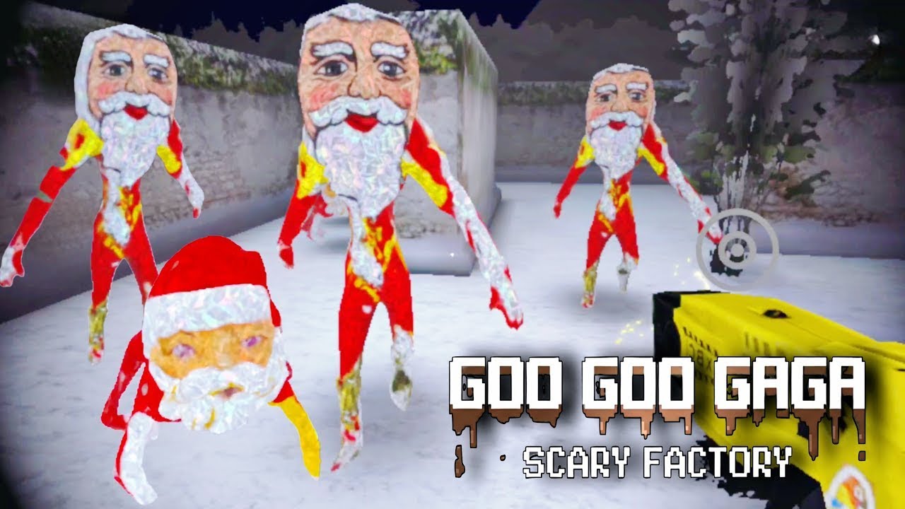 GOO GOO GAGA SCARY FACTORY ESCAPE! Full gameplay 🎅