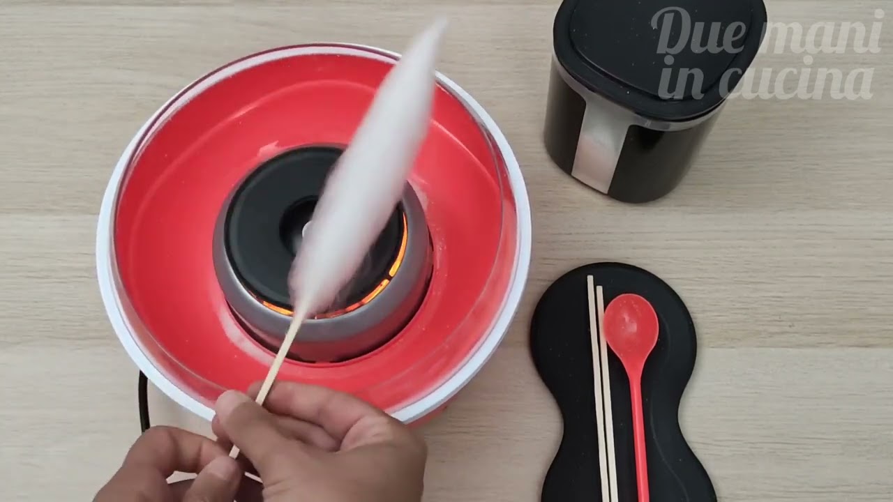 Come preparare lo Zucchero Filato fatto in casa cotton candy fairy floss ricetta con la macchina