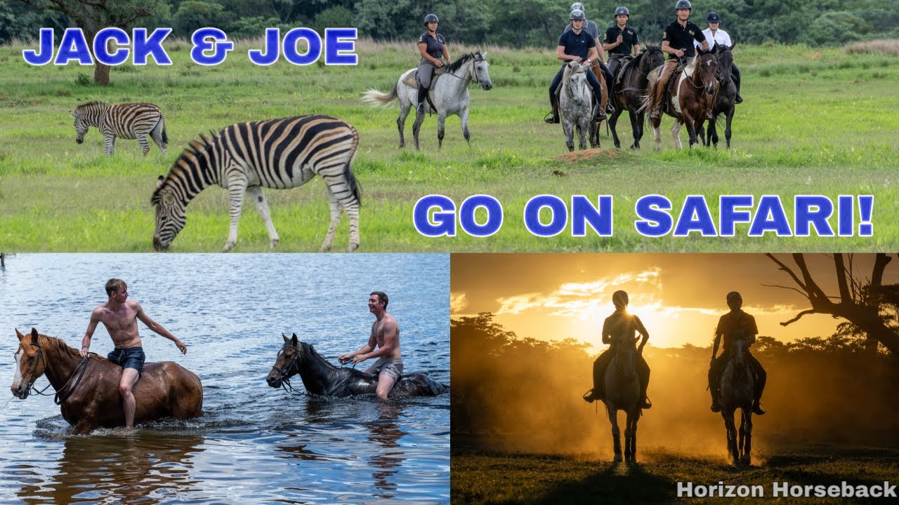 🚨EPIC Adventure Alert🚨: Jack Whitaker & Joe Stockdale's South Africa Safari at @Horizonhorseback! 🐾🦓