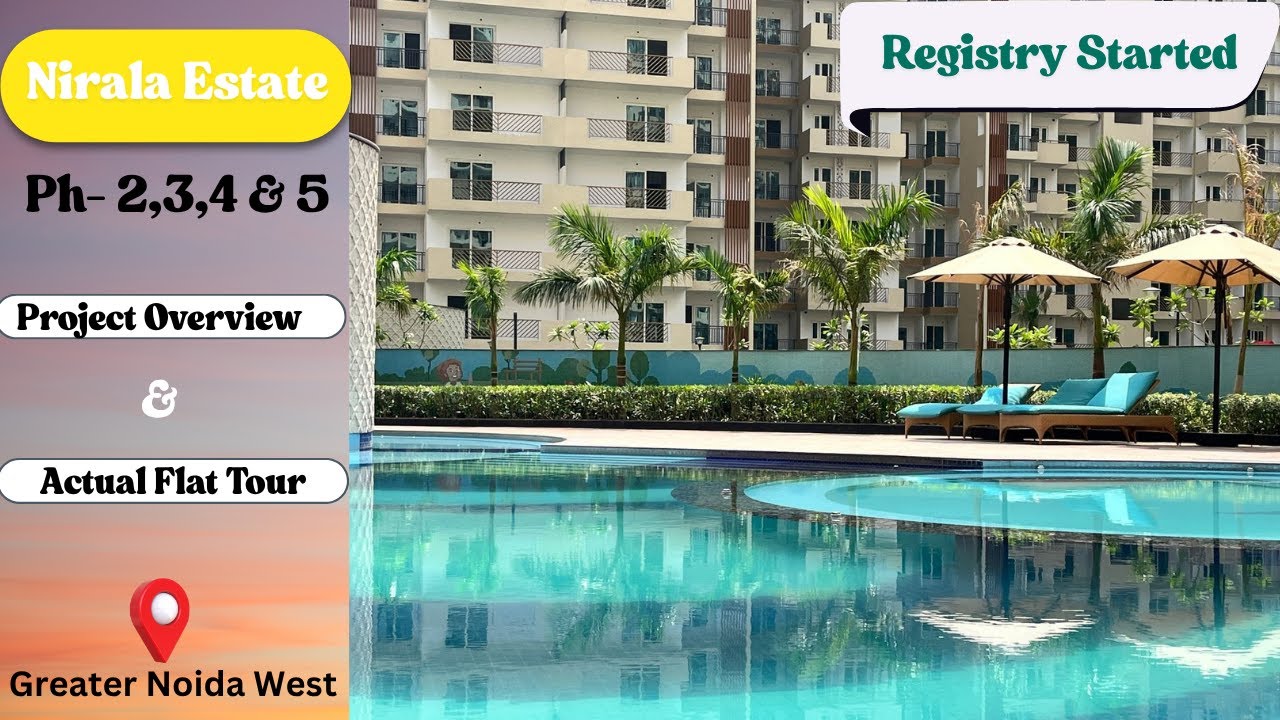 Nirala Estate Phase-5 Project Overview & Actual Flat Tour #niralaestate #bricksbybricks